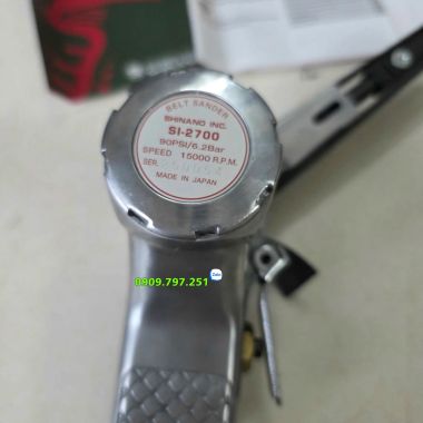 10x330mm Máy chà nhám dây khí nén Shinano SI-2700 Nhật Bản