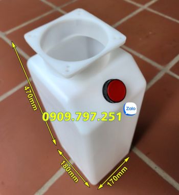 Bình chứa nhớt cầu nâng 2 trụ bằng nhựa