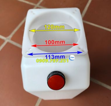 Bình chứa nhớt cầu nâng 2 trụ bằng nhựa
