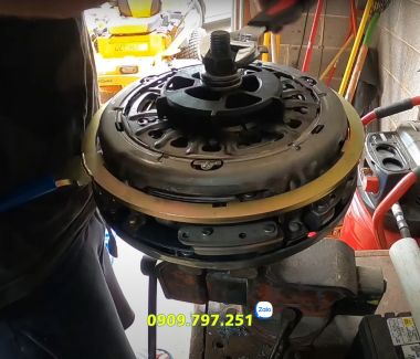 Cảo tháo lắp ly hợp kép hộp số DSG DCT DPS6 xe Ford