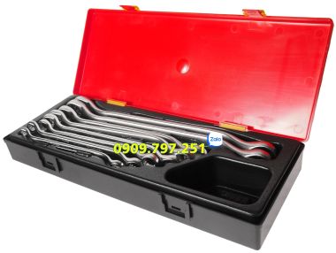 Bộ cờ lê 2 đầu vòng nghiêng 45 độ 08 chi tiết JTC K6082