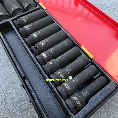 JTC K4122 Bộ tuýp đen dài 12 cạnh 1/2 inch 10-32mm Đài Loan