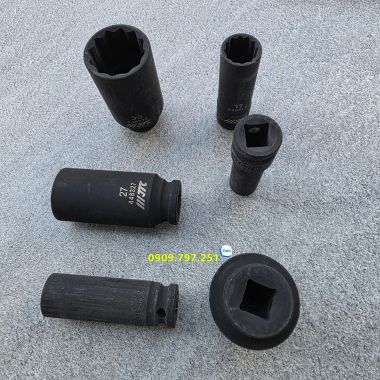 JTC K4122 Bộ tuýp đen dài 12 cạnh 1/2 inch 10-32mm Đài Loan