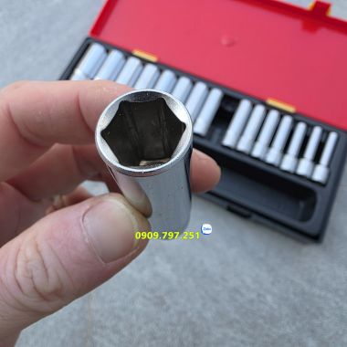 JTC K3161 Bộ đầu tuýp dài 6 cạnh 6-22mm 16 chi tiết Đài Loan