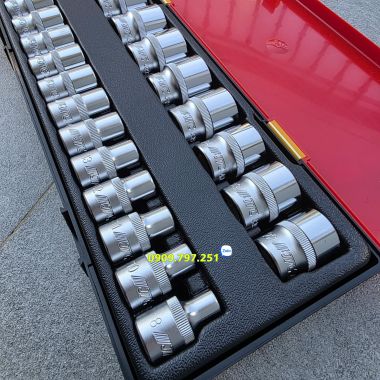 JTC K4222 Bộ tuýp ngắn 12 cạnh 8-32mm Đài Loan
