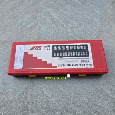 JTC K4222 Bộ tuýp ngắn 12 cạnh 8-32mm Đài Loan