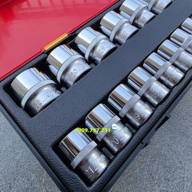 JTC K4222 Bộ tuýp ngắn 12 cạnh 8-32mm Đài Loan