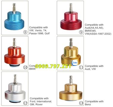 Bộ thử xì két nước 14 chi tiết