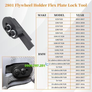 Bộ tool dưỡng cam động cơ N20 N26 BMW Full