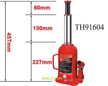 Con đội chai thủy lực 16 tấn Torin TH91604