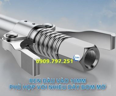 Đầu kẹp bơm mỡ, kẹp bơm mỡ 6 chấu