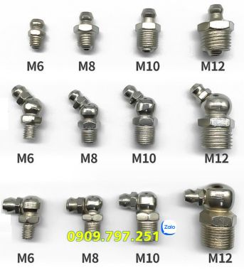 Vú mỡ inox M6 M8 M10 M12 M14
