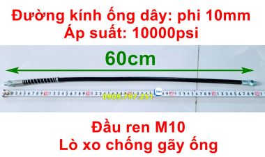 Dây bơm mỡ bò 30cm 60cm 1 mét