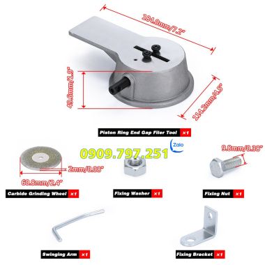 Dụng cụ mài điều chỉnh khe hở bạc piston