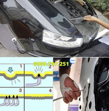 Bộ dụng cụ sửa chữa vết móp trên xe ô tô 25 chi tiết