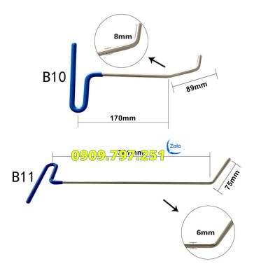 Bộ dụng cụ sửa chữa vết móp trên xe ô tô 25 chi tiết