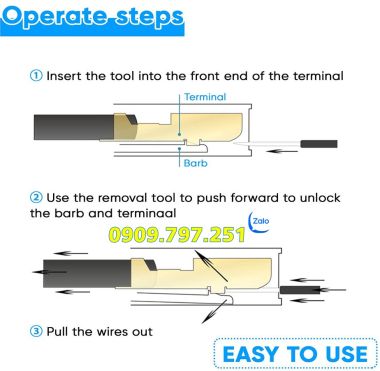 Bộ dụng cụ tháo giắc điện ô tô xe máy 66 chi tiết