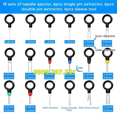 Bộ dụng cụ tháo giắc điện ô tô xe máy 66 chi tiết