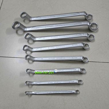 JTC-K6081 Bộ cờ lê 2 đầu vòng nghiêng 75 độ 8-24mm