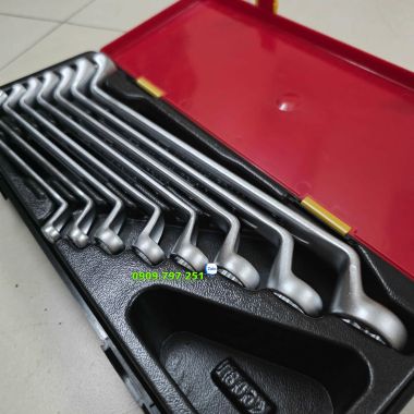 JTC-K6081 Bộ cờ lê 2 đầu vòng nghiêng 75 độ 8-24mm