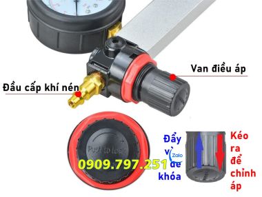 Đồng hồ thử kín xylanh động cơ, thử kín xupap