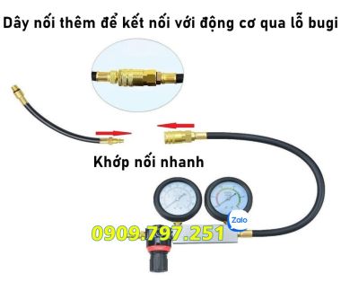 Đồng hồ thử kín xylanh động cơ, thử kín xupap