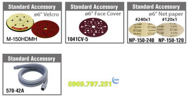 Máy chà nhám tròn 6 inch Shinano SI-3121-6 Nhật Bản