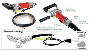 Máy chà nhám ướt dùng khí nén Shinano SI-2322WR