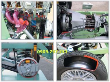 Mô hình đào tạo cấu trúc hệ thống truyền động xe 2 cầu Daesung G3 G-070201