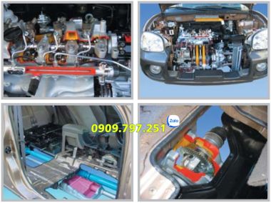 Mô hình tổng thành đào tạo cấu trúc các hệ thống xe SANTAFE 4WD Daesung G3 G-060201