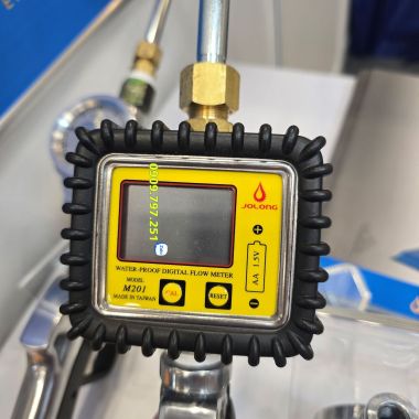 Súng bơm nhớt có đồng hồ đo lưu lượng điện tử Jolong G102