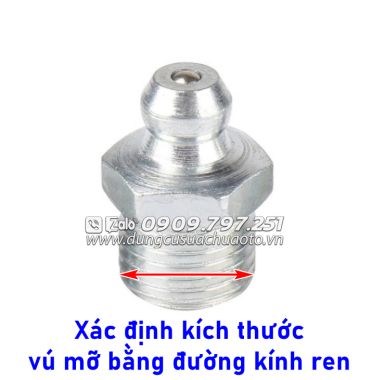 Vú mỡ mạ niken M6 M8 M10 M12 M14