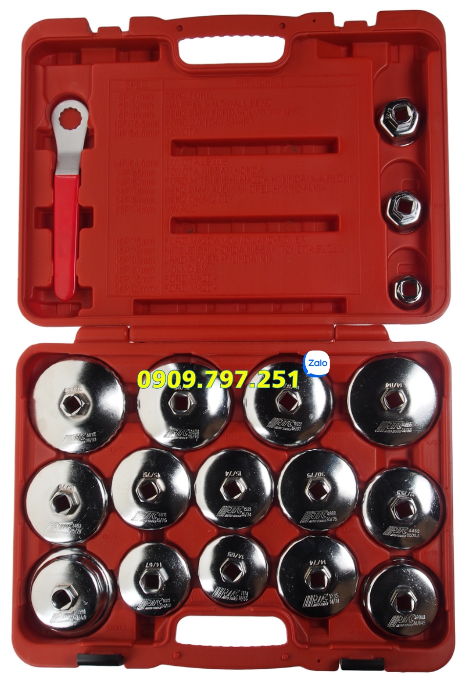 Bộ cảo mở lọc nhớt ô tô JTC 4572