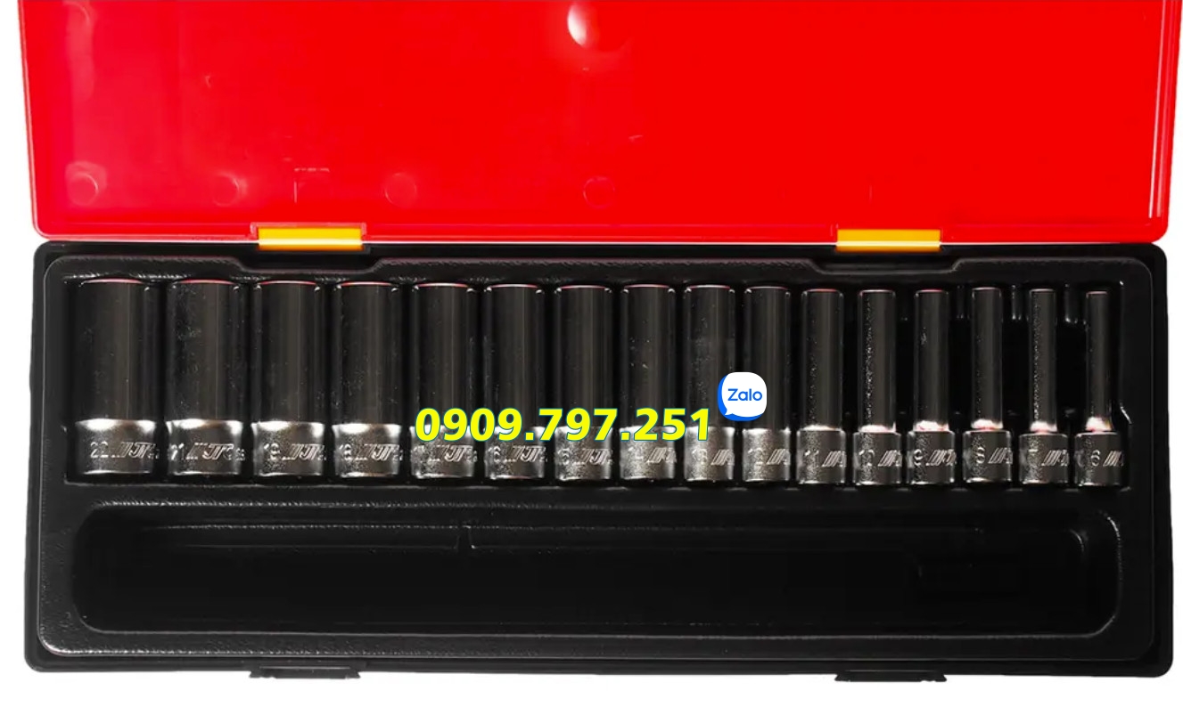 Bộ tuýp dài 6 cạnh 3/8 inch 6-22mm JTC K3161