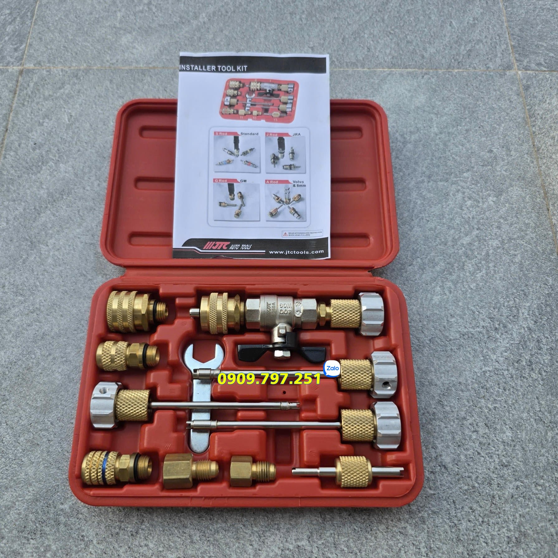 JTC 1360A Bộ tháo lắp thay thế ty van điều hòa ô tô