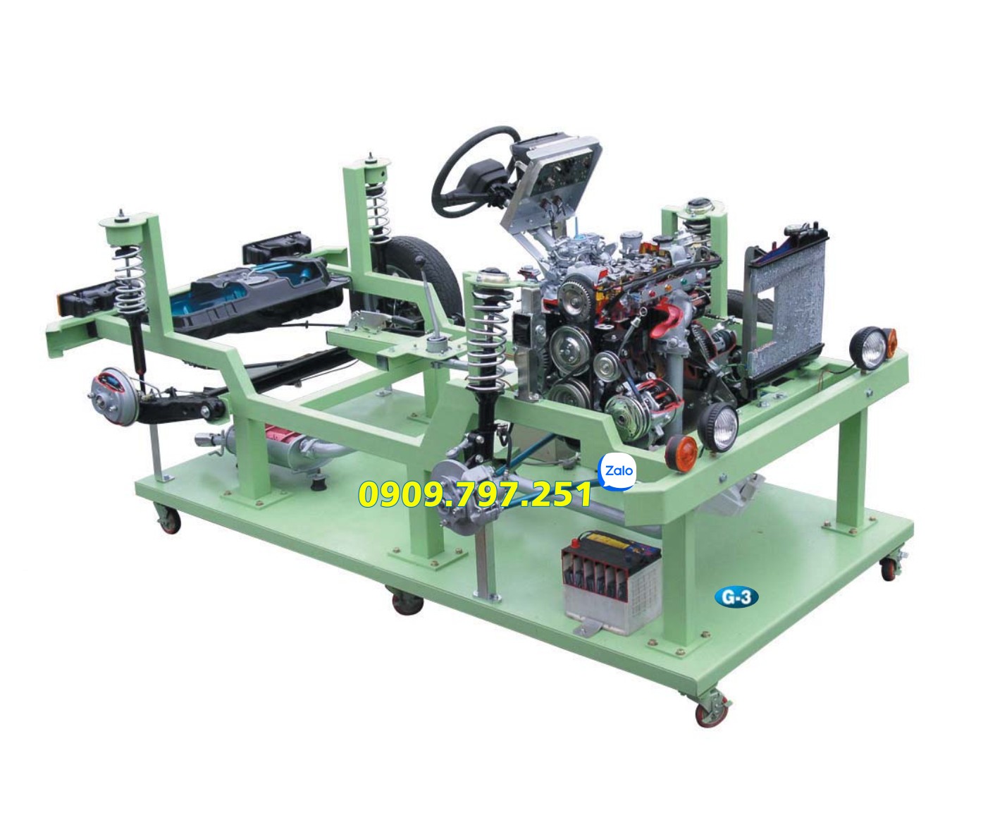 Mô hình đào tạo cấu trúc hệ thống truyền động cầu trước Daesung G3 G-070307