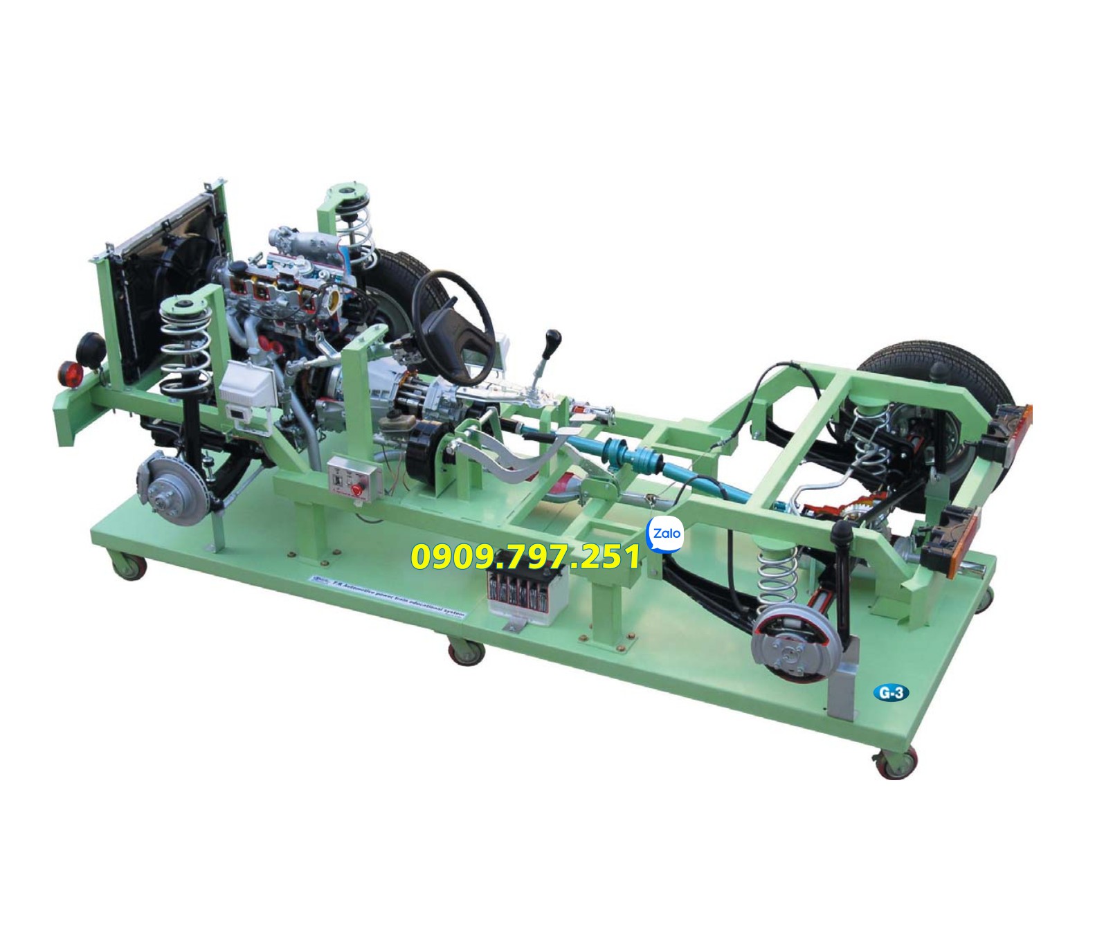 Mô hình đào tạo cấu trúc hệ thống truyền động xe 2 cầu Daesung G3 G-070201