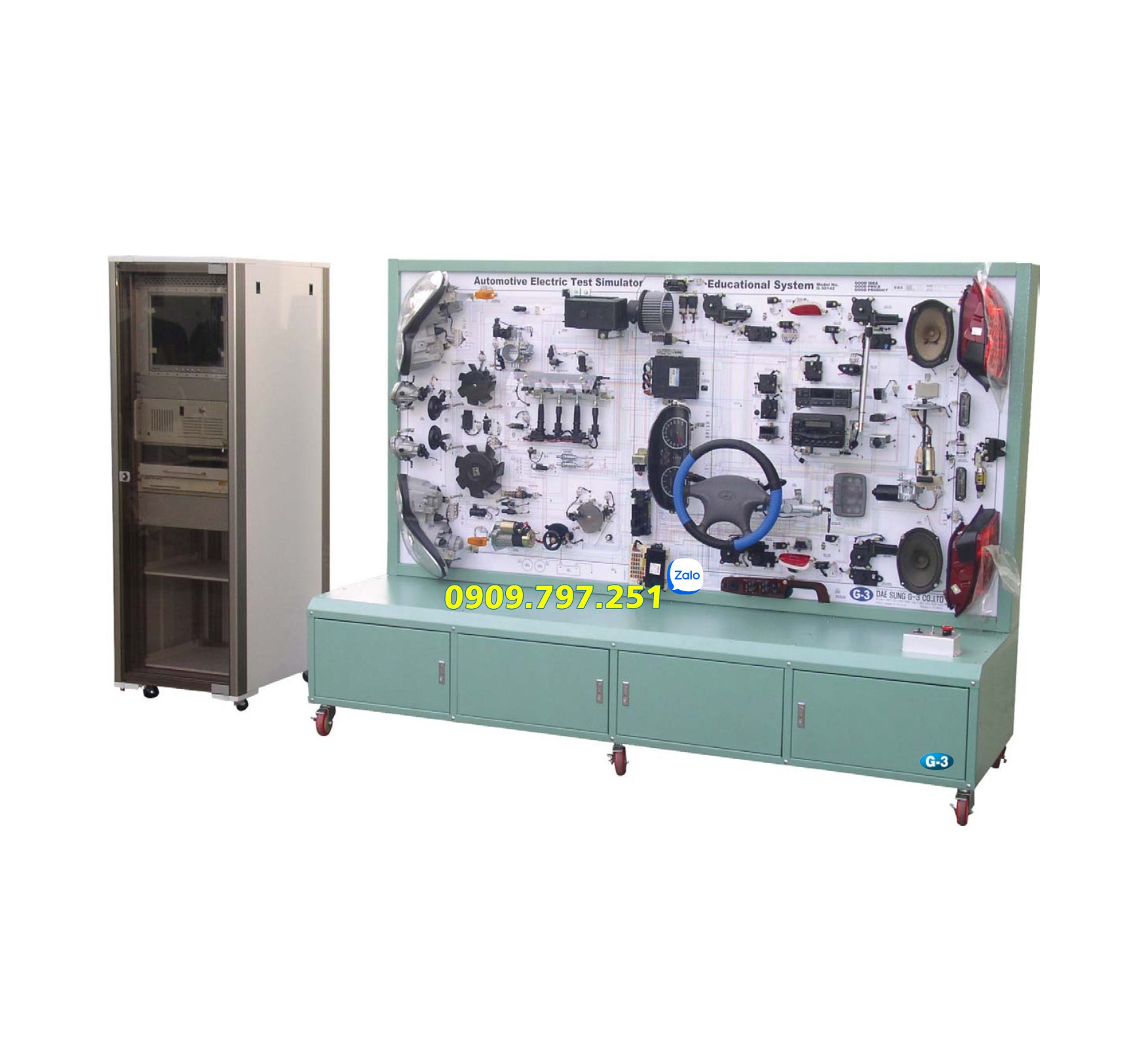 Mô hình đào tạo chẩn đoán hệ thống điện điện tử trên xe ô tô Daesung G-180101