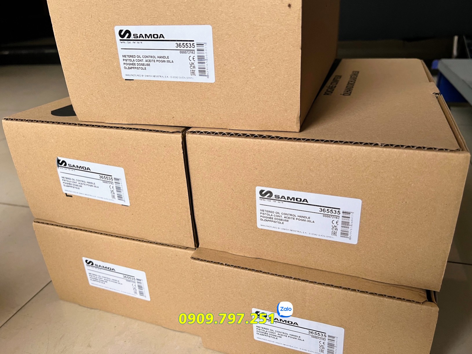 Tay bơm nhớt hiển thị số Samoa 365535