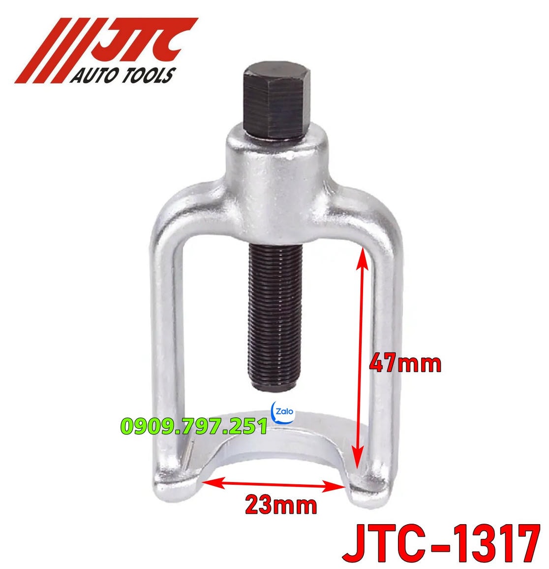 Cảo rô tuyn trụ hàm 23mm JTC 1317