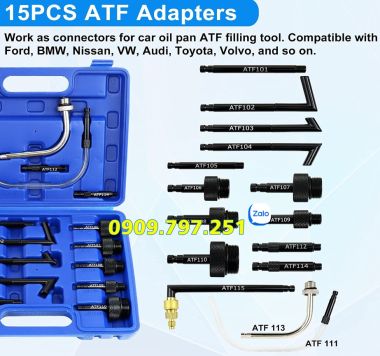 Bình thay nhớt hộp số tự động bằng khí nén