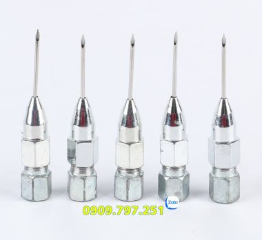 Đầu bơm mỡ bò đầu kim, kim bơm mỡ, đầu bơm mỡ kim