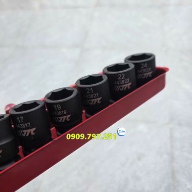 Bộ đầu tuýp ngắn 6 cạnh 1-2 inch 10-24mm JTC J410M Đài Loan