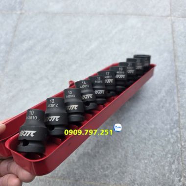Bộ đầu tuýp ngắn 6 cạnh 1-2 inch 10-24mm JTC J410M Đài Loan
