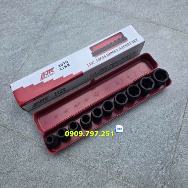 Bộ đầu tuýp ngắn 6 cạnh 1-2 inch 10-24mm JTC J410M Đài Loan