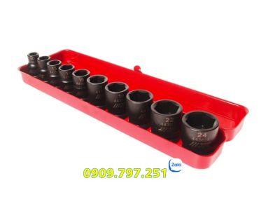 Bộ đầu tuýp ngắn 6 cạnh 1-2 inch 10-24mm JTC J410M Đài Loan