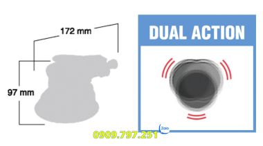 Shinano SI-3013B Máy chà tròn 125mm dùng khí nén Nhật Bản