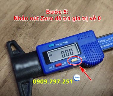 Thước đo độ mòn lốp xe điện tử