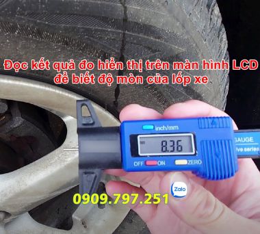Thước đo độ mòn lốp xe điện tử