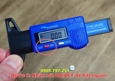 Thước đo độ mòn lốp xe điện tử
